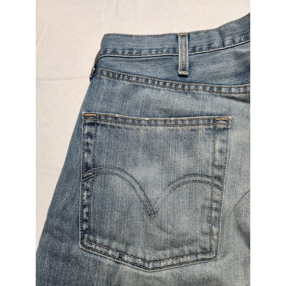 Levis 501 Jeans Mens 38x32 Blue Medium Wash‎ Straight Leg Button Fly Denim Pants
